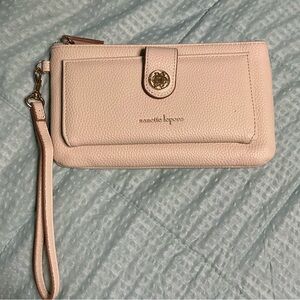 Nanette Lepore Cream Clutch with Minimalist Design